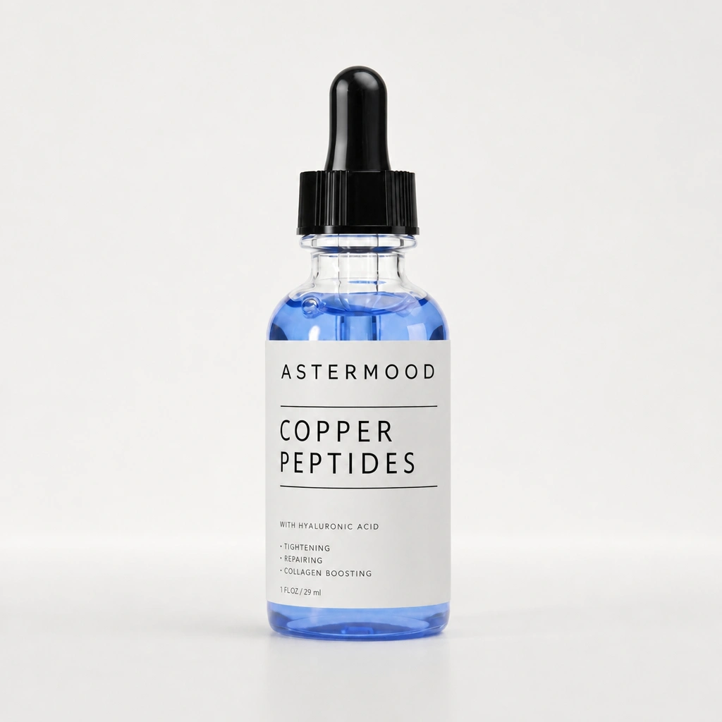 Astermood GHK-Cu Copper Peptide Serum bottle